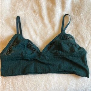 Lace Bralette in Teal